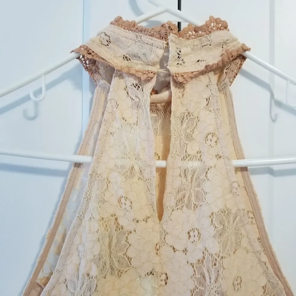 Anthropologie foxiedox lace dress